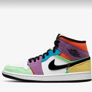 Air Jordan 1 Mid Multicolor Women’s Size 7